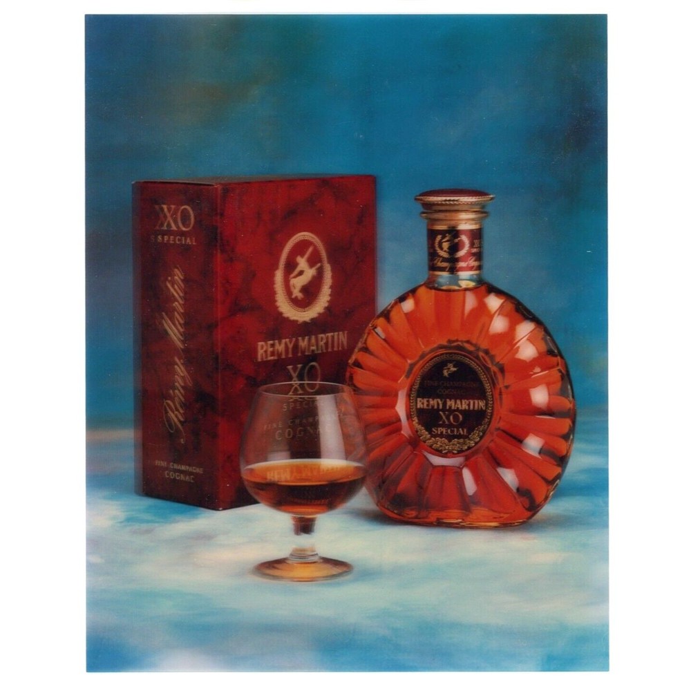 Remy Martin XO Cognac Artwork Photo Print 8" x 10" Lenticular 3D 3-D Advertising